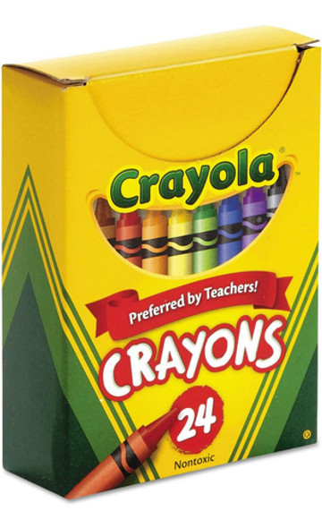 Conjunto De Crayones Assorted De 24 Colores En Caja De Crayo 1