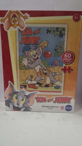 Puzzle Rompecabeza 48x33 Tom Y Jerry Jugando Beisbol 1740 0
