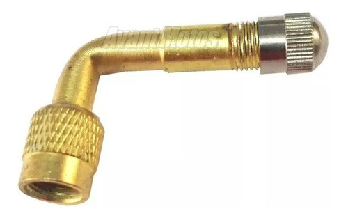 Adaptador Acople Valvula Pico Curvo De Bronce Avant Motos 0