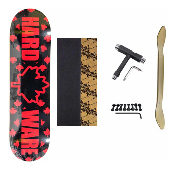 Shape Skate Maple 8.0 + Lixa Visible + Chave T 0 Shape Skate Maple 8.0 + Lixa Visible + Chave T 0