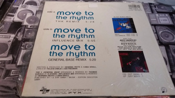 Bass Bumpers Move To The Rhythm Vinilo Maxi Germany 1992 1