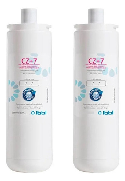 Kit C/ 2 Filtro Refil Protection Cz+7 Purificador Ibbl 0