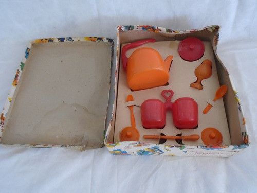 Juguete Vintage De Plastico Soplado En Caja . Juego De Mate 1