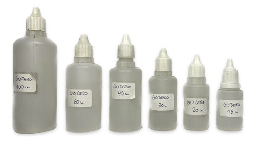 Gotero Plástico Envase Con Tapa Presintada De 30cc X 100u 0