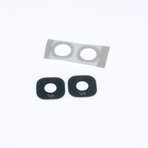 2pcs Posterior Cam Lente Tapa Contratapa Flash Para Samsungg 0