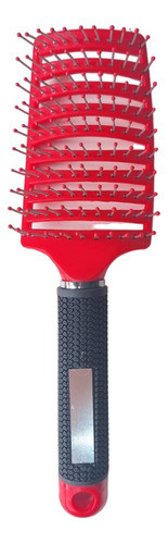 Kit 5 Escovas Raquete Cerâmica Vazada Vermelha Cod 716 1