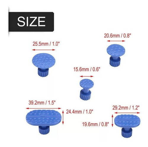 5 Ventosas Para Martelinho De Ouro 0