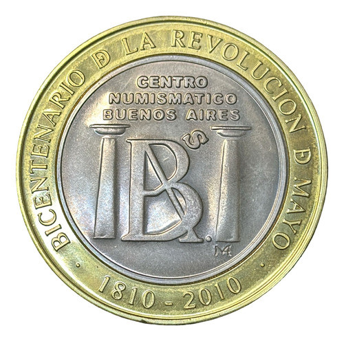 Medalla De Las Xxx Jornadas Nacionales De Numismática Cnba 0