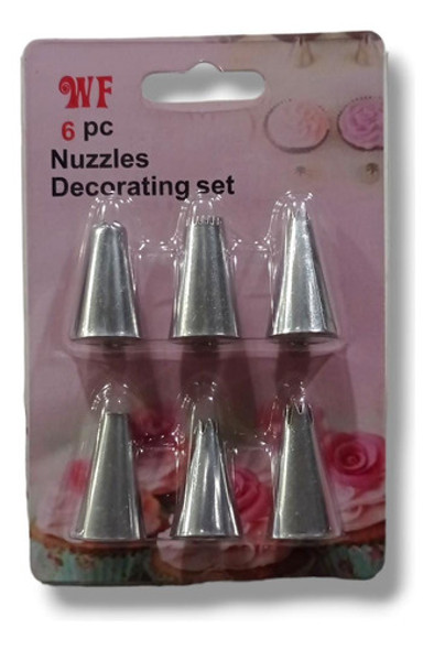 Set Picos Decorador X6pcs 0 Set Picos Decorador X6pcs 0