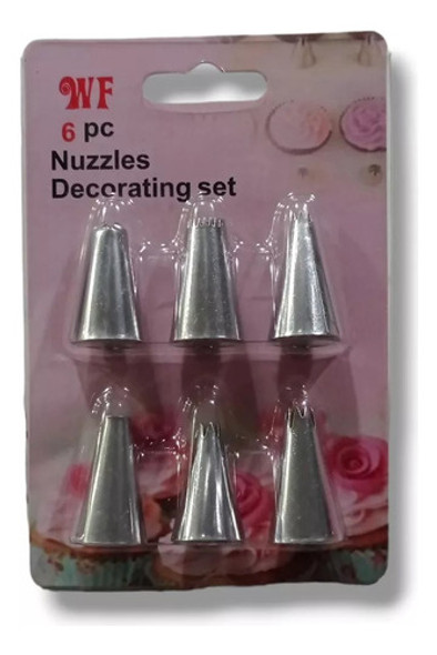 Set Picos Decorador X6pcs 1 Set Picos Decorador X6pcs 1