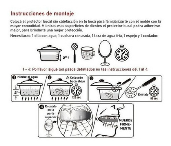 Placa Protector Bruxismo Termo Moldeable Silicona 1