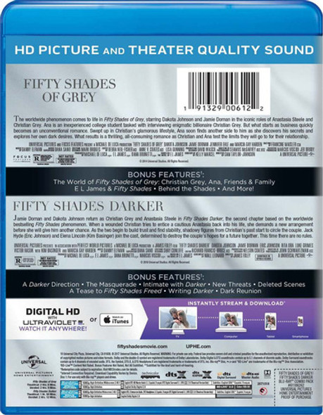 Cincuenta Sombras De Grey + Cincuenta Sombras Más Oscuras 1