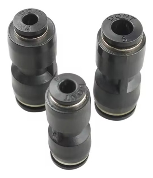 Conector Rápido Union Reduccion Tubo De 10mm A 6mm Neumática 1