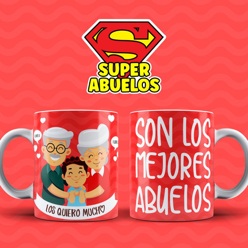 Plantillas Sublimacion Dia Del Abuelo Sublimar Tazas Diseños 1