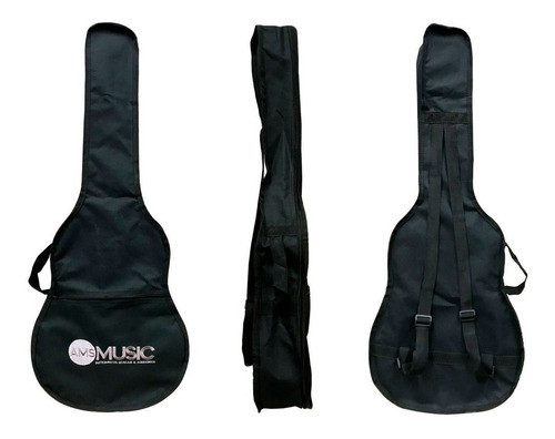 Capa Simples Para Violão Infantil 3/4 Com Alças E Bolso 0