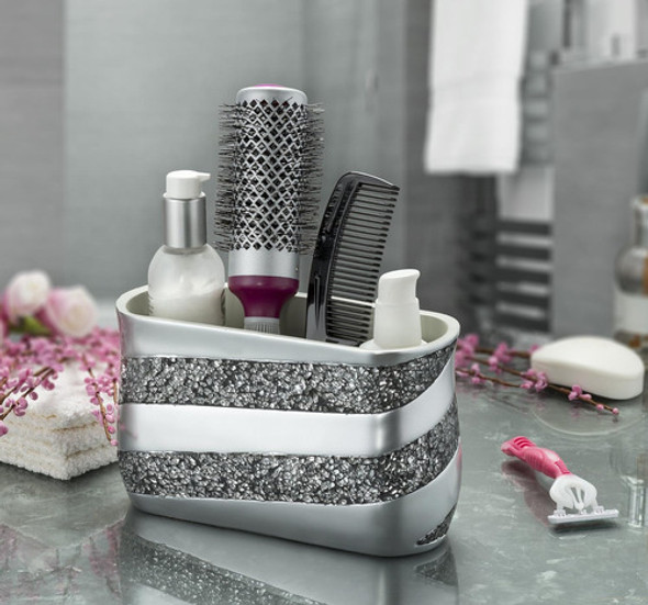 Dwellza Silver Mosaic Organizador Mesada Baño 1