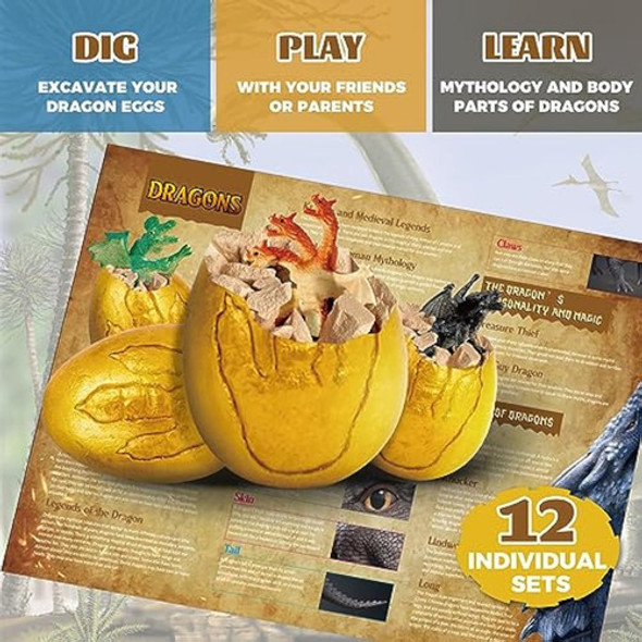 Sumsync Kit De Excavación De Huevos - Excavar 12 1