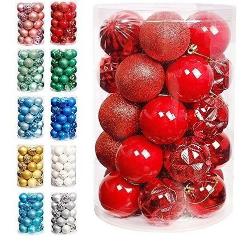 Bolas Para Arbol Navidad -packx 34u. De 6cm./rojo 0