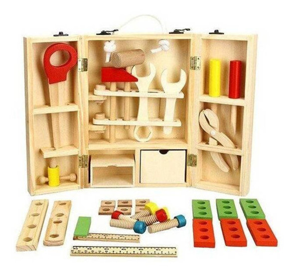 Valija Caja Herramientas Madera Montessori 34 Pcs Ltf Shop 0 Valija Caja Herramientas Madera Montessori 34 Pcs Ltf Shop 0