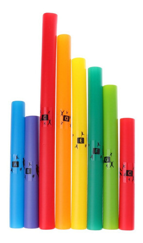 Tubo Musical Da Percussão Ajustada Da Escala Diatônica 1