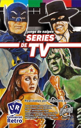 Cartas Series Tv Batman Zorro Brigada A Universo Retro 80 0