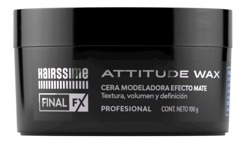 Cera Modeladora Efecto Mate Hairssime Final Fx 100g 0