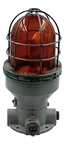 Luminaria Blinda Aix/22rt V50 50w 127vca  Vidro Laranja 0