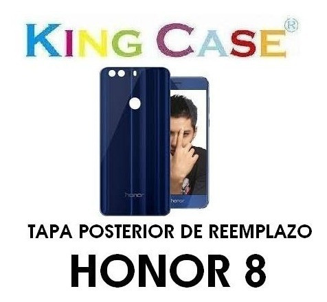 Tapa Bateria Carcasa Huawei Honor 8 Azul Instalamos 1