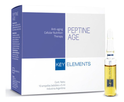 Ew Peptine Age Ampollas Antiedad Peptine Colágeno Elastina 0