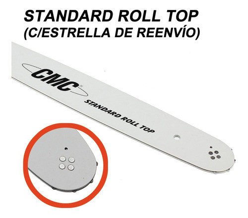 Espada Punta Estrella Motosierra Cmc Ms250 251 18p 45cm 325 1