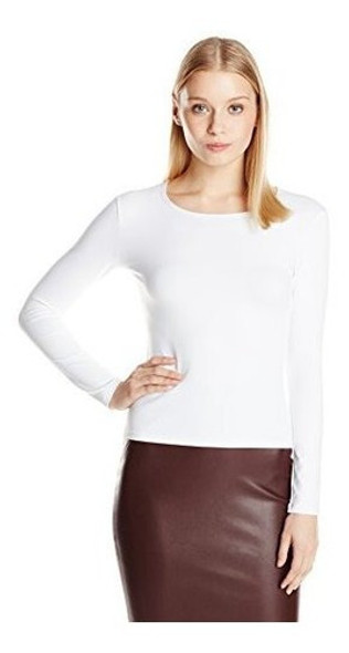 Top De Cuello Redondo De Manga Larga Delicioso Para Mujer De 0 Top De Cuello Redondo De Manga Larga Delicioso Para Mujer De 0