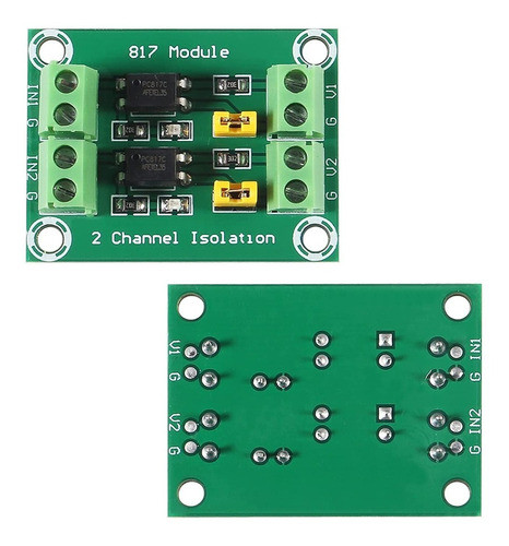 Modulo Asilamiento Optoacoplador Pc817 X2 Ch 3.6 30v Arduino 1