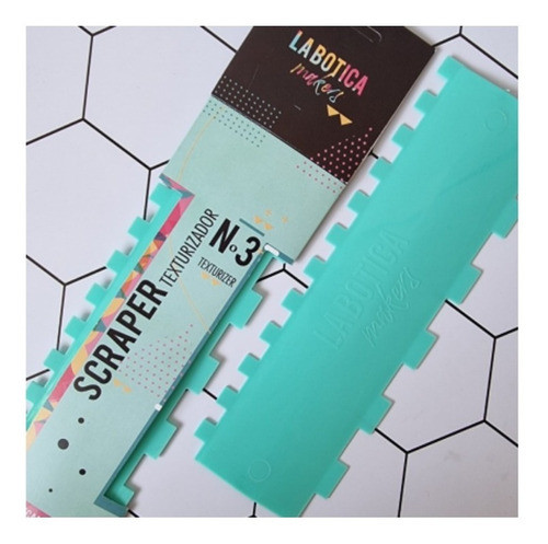 Scraper Plástico Texturizador  N° 3 - Decoración Para Tortas 0