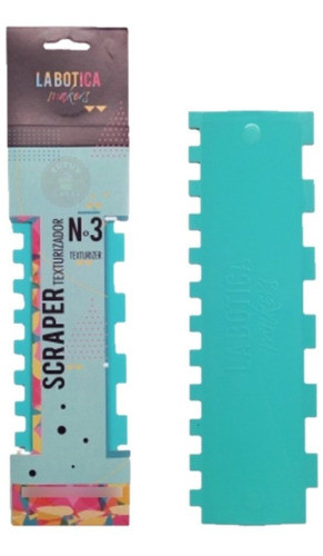 Scraper Plástico Texturizador  N° 3 - Decoración Para Tortas 1