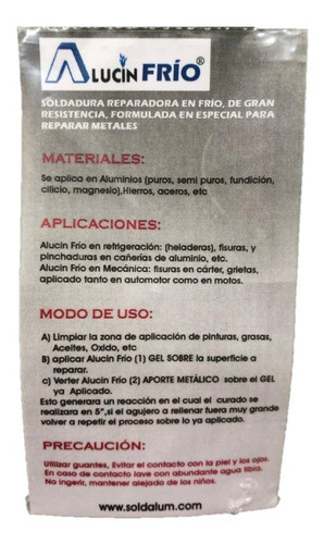 Soldadura En Frio Alucin 1