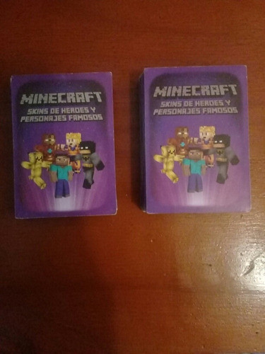 Cartas Minecraft Personajes Famosos. Consultar X Unidad. 1