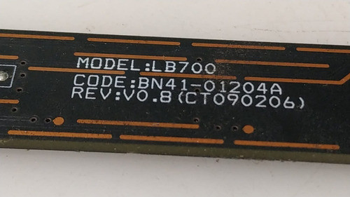 Botonera Samsung Un40b6000 Lb700 Bn41-01204a 1