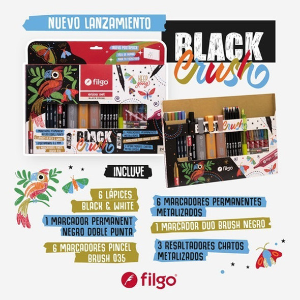 Set Filgo Enjoy Black Crush 1