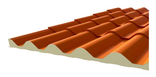 Chapa Aislante Isopanel Poliuretano Isoteja Colonial 7,00mt. 0