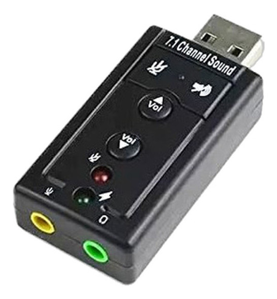 Adaptador De Audio De La Tarjeta De Sonido Externa De 7.1 0