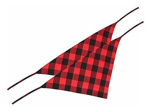Lamphyface 2 Piezas Perro Bandana Navidad Mascota Triangulo 1