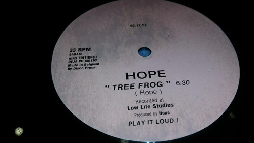 Hope Tree Frog Vinilo Maxi Belgica La Version Que Va 1993 1