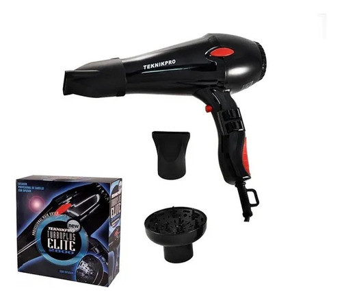 Secador Teknikpro Turboplus Elite 2800 + 3 Cepillos+ 1 Peine 1