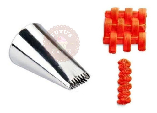 Pico Boquilla 48 Cesta Tejido Wilton Repostería Decoración 0