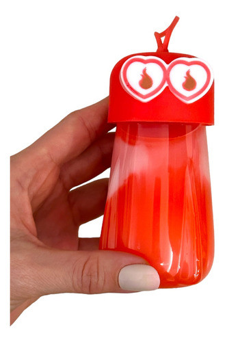 Slime En Botella Con Tapa Con Ojos Forma De Corazones 160g 1