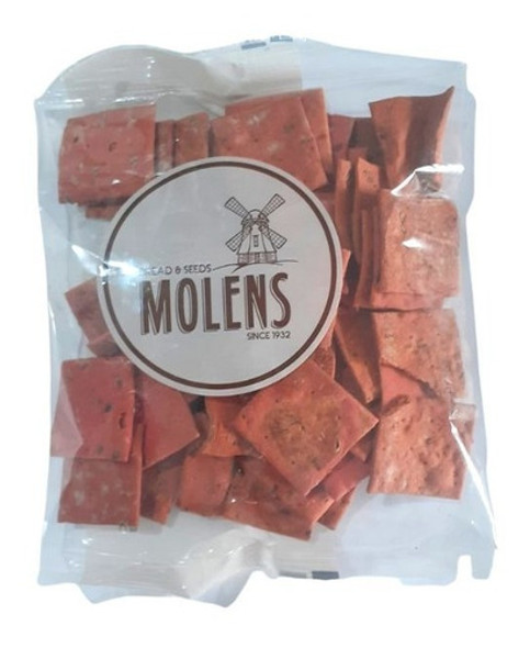Galletitas Crackers Con Remolacha Y Lino Molens 150 G 0