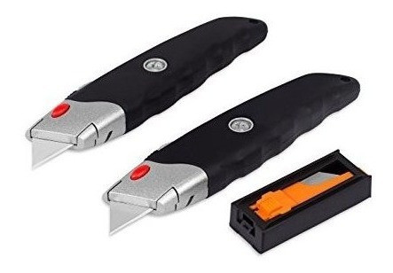 Juego De 2 Cuchillas Tipo Cuttter Para Abrir Cajas 1