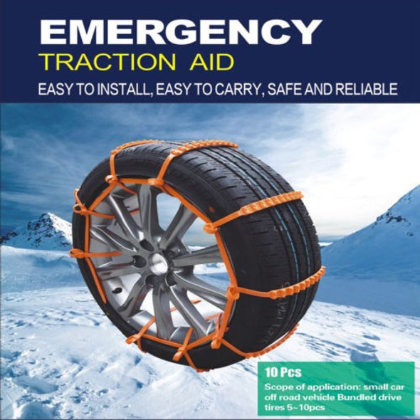 Cadenas Antideslizantes Universales Del Neumático 10pc Para 1 Cadenas Antideslizantes Universales Del Neumático 10pc Para 1