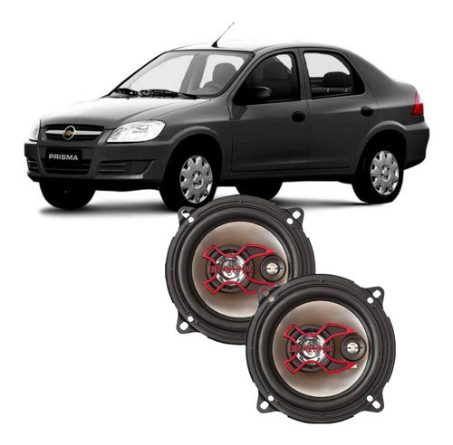 Kit Com 2 Alto Falantes Dianteiro Chevrolet Prisma Ate 2012 0