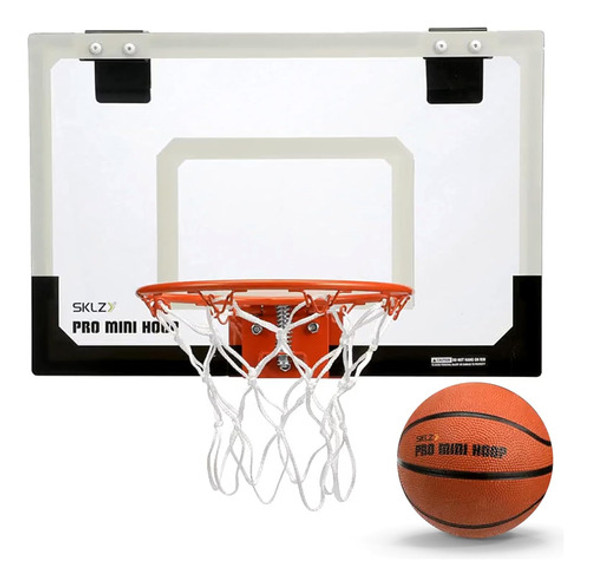 Sklz Pro Mini Basketball Hoop Con Bola Tablero Inastillable. 0